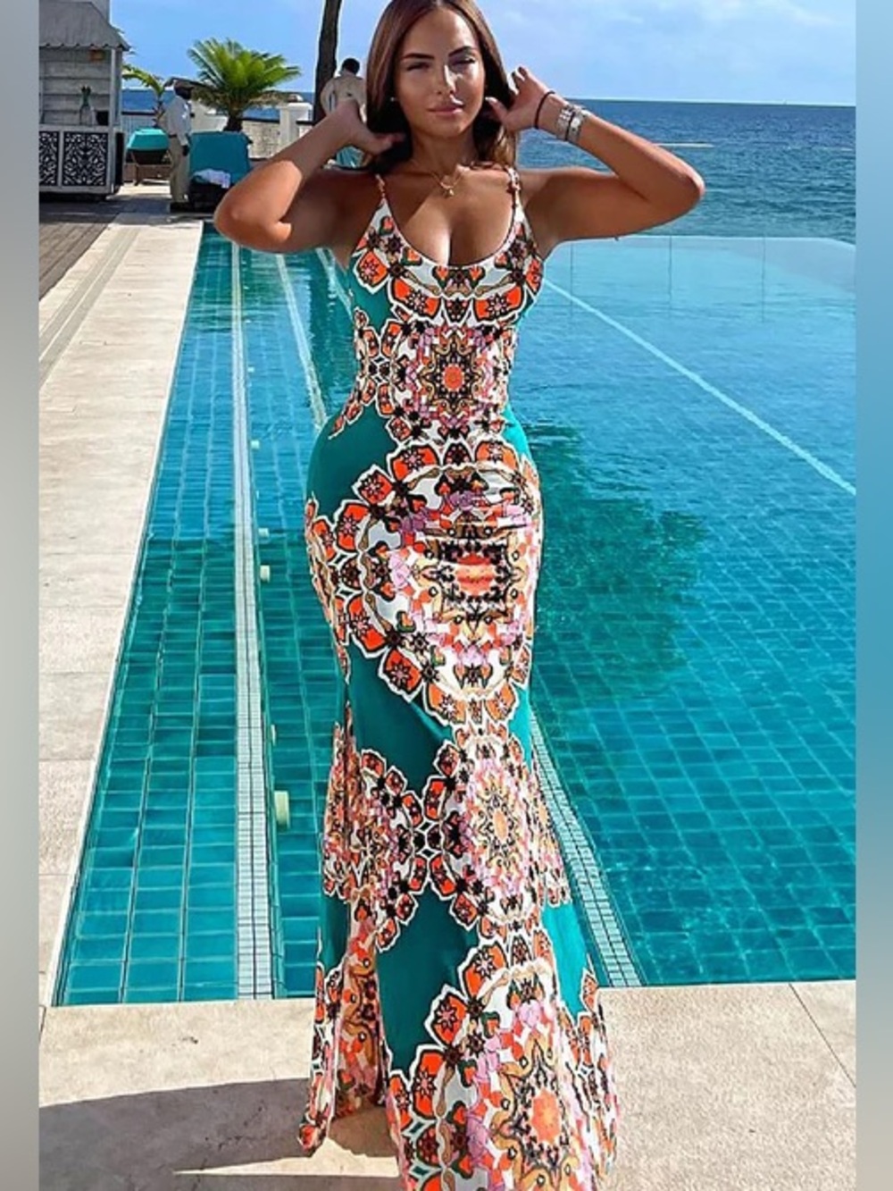 Fashion Nova Kaleidoscope Days Dress - Jade S